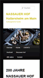 Mobile Screenshot of nassauerhof-hattersheim.de