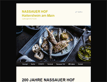 Tablet Screenshot of nassauerhof-hattersheim.de